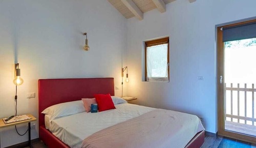 Habitación panorámica doble, 1 cama de matrimonio, balcón, vistas al jardín