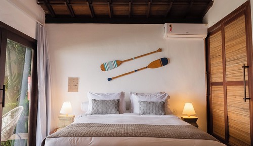 Habitación de lujo doble, 1 cama de matrimonio, bañera de hidromasaje, mirando al mar