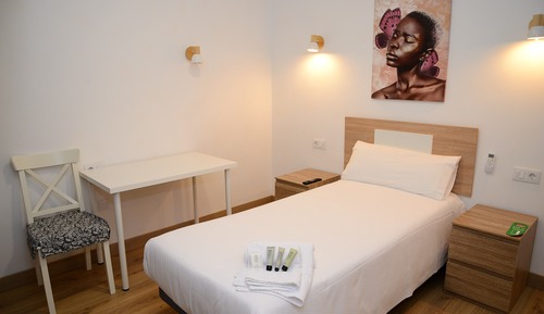 Habitación individual, vistas a la ciudad