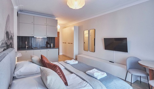 Suite estudio superior, 1 cama de matrimonio