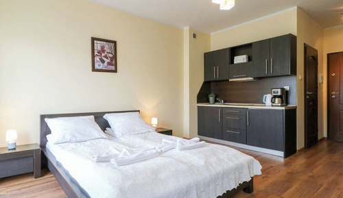 Suite estudio económica, 1 cama de matrimonio