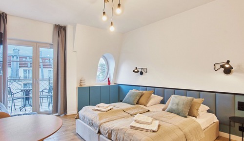 Suite estudio superior, 1 cama de matrimonio con sofá cama