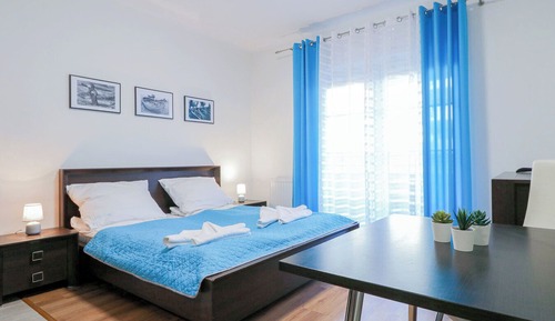 Suite estudio económica, 1 cama de matrimonio