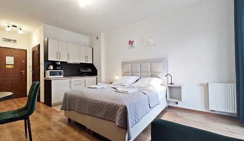 Suite estudio estándar, 1 cama de matrimonio con sofá cama