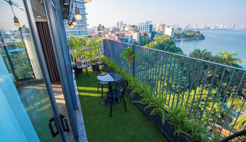 Habitación de lujo, balcón, vistas al lago