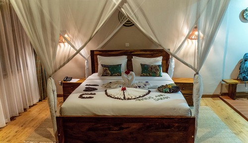Habitación de luna de miel con 1 cama doble o 2 individuales