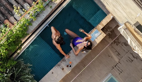 Suite de lujo, baño privado, vistas a la piscina (Suite Roof Top)