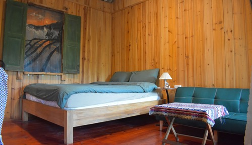 Bungalow Deluxe, 1 cama de matrimonio, vistas a la montaña