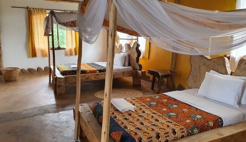 Habitación con 1 cama doble o 2 individuales