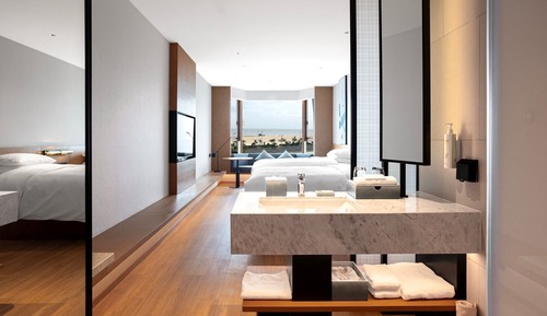 Habitación superior, 2 camas dobles, con vistas
