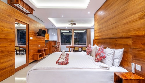 Habitación Deluxe, 1 cama de matrimonio grande, cocina