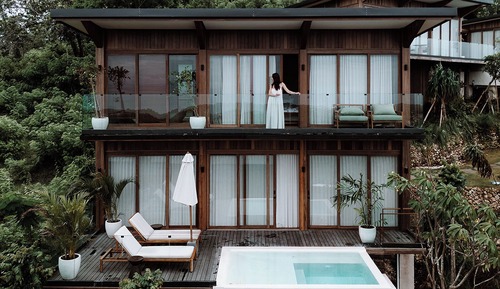 Villa familiar, 2 habitaciones, vistas al mar