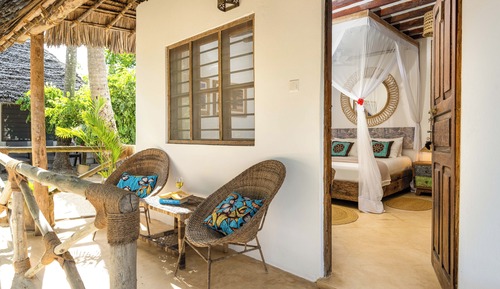 Bungalow, vistas al mar