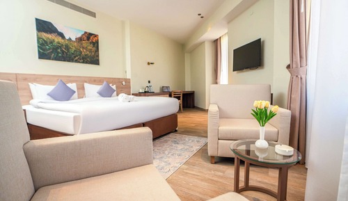 Habitación superior, 1 cama de matrimonio grande