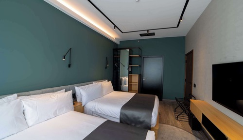 Habitación estándar, 2 camas de matrimonio, no fumadores