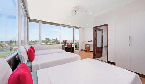 Habitación triple estándar, vistas a la playa
