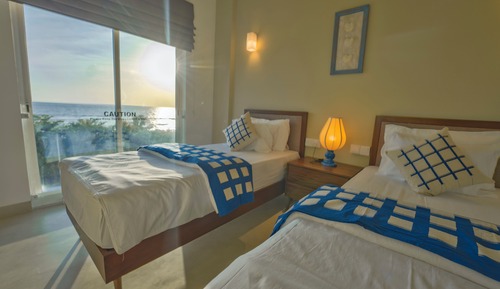 Habitación Deluxe con 1 cama doble o 2 individuales, vistas al mar