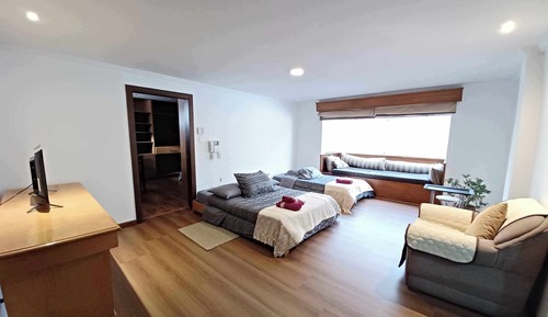 Habitación triple Confort, vistas al jardín