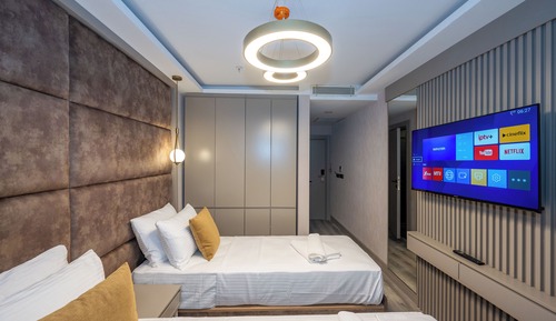 Habitación Deluxe con 2 camas individuales, vistas a la ciudad
