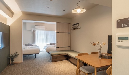 Habitación cuádruple Deluxe, 2 camas de matrimonio, no fumadores