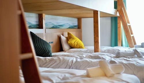 Suite, varias camas, no fumadores, baño privado