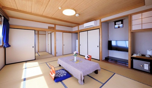 Habitación triple superior, no fumadores, vistas al mar (501, 601, Deluxe Japanese style)