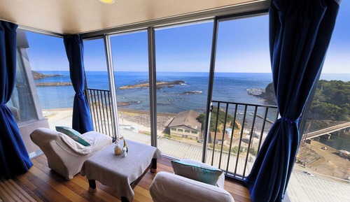 Habitación familiar, no fumadores, vistas al mar (502-604, Japanese style Room)