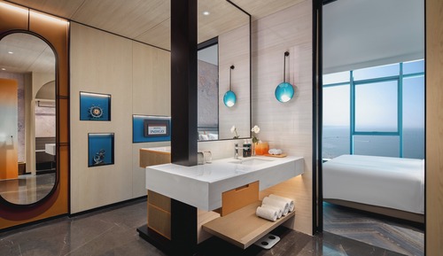 Habitación estándar, 1 cama de matrimonio grande, vistas al mar