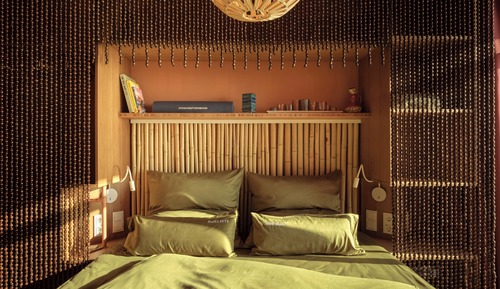 Habitación estándar doble, balcón, vistas al mar (Seaside Cozy Room)