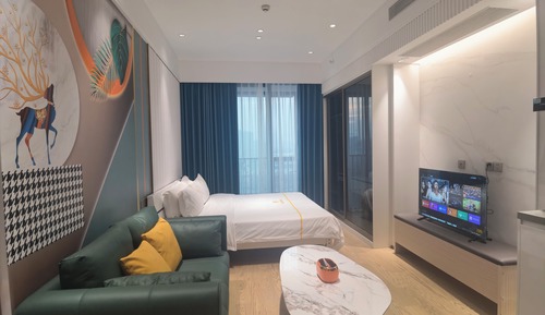Apartamento económico, vistas al jardín