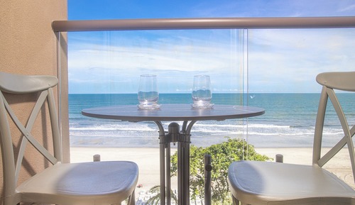 Habitación cuádruple Deluxe, vistas al mar