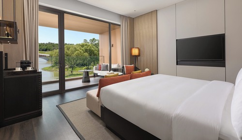 Habitación estándar, 1 cama de matrimonio grande, vistas al lago