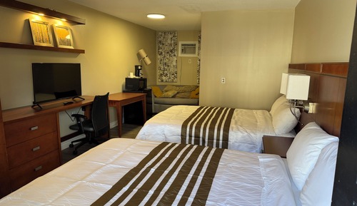 Habitación Confort doble, 2 camas de matrimonio, no fumadores, balcón