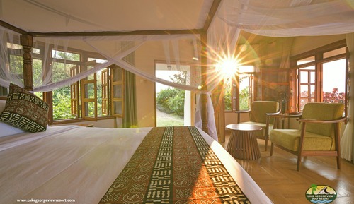 Habitación Deluxe doble, 1 cama de matrimonio grande, balcón, vistas al lago