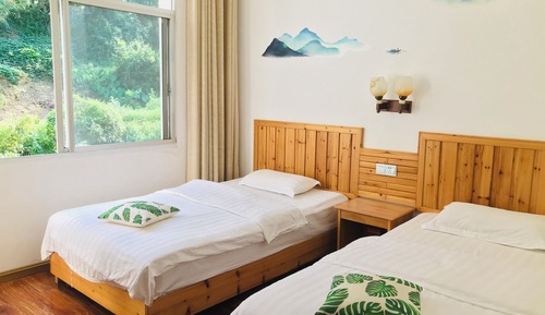 Habitación Confort con 2 camas individuales, vistas a la montaña
