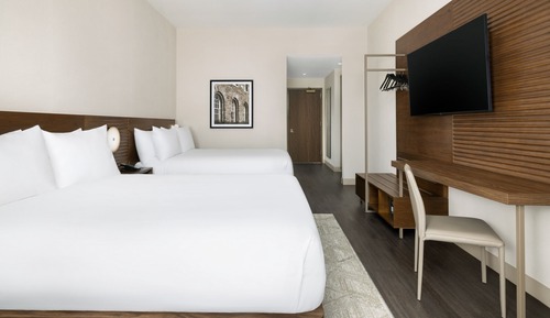 Habitación estándar, 2 camas de matrimonio, no fumadores