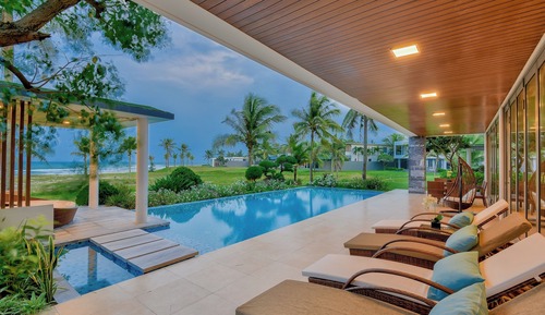Villa Royal, varias habitaciones, vistas a la playa