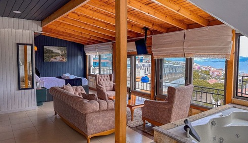 Habitación Deluxe, bañera de hidromasaje, vistas al mar