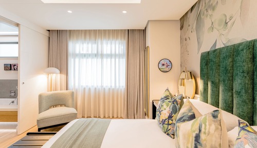 Apartamento Premium, 2 habitaciones, 2 baños, vistas a la laguna