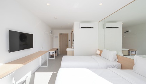 Habitación con 2 camas individuales