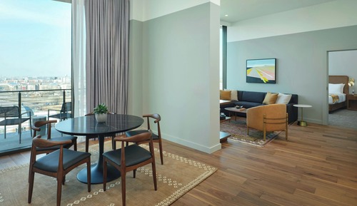 Suite, 1 habitación, no fumadores, en una planta alta