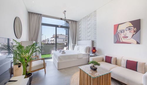 Estudio Confort, balcón, vistas a la ciudad