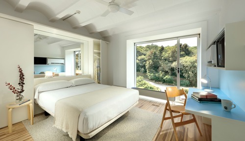 Apartamento, vistas al jardín