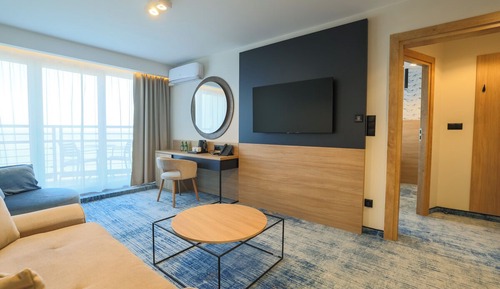 Estudio Deluxe, vistas al mar
