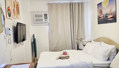 Estudio estándar, 1 cama de matrimonio con sofá cama, vistas a la ciudad
