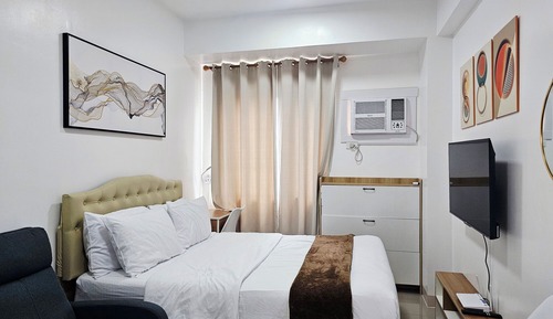 Estudio estándar, 1 cama de matrimonio, vistas a la ciudad