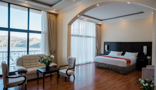 Habitación Premium, balcón, vistas al lago