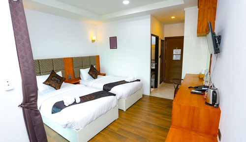 Habitación estándar, 2 camas individuales, vistas a la ciudad