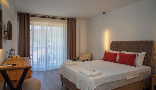 Habitación Deluxe doble, balcón, vistas al jardín