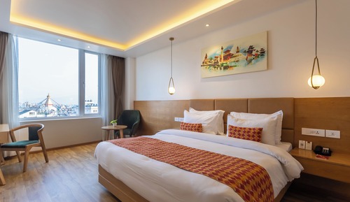 Habitación superior, 1 cama de matrimonio grande